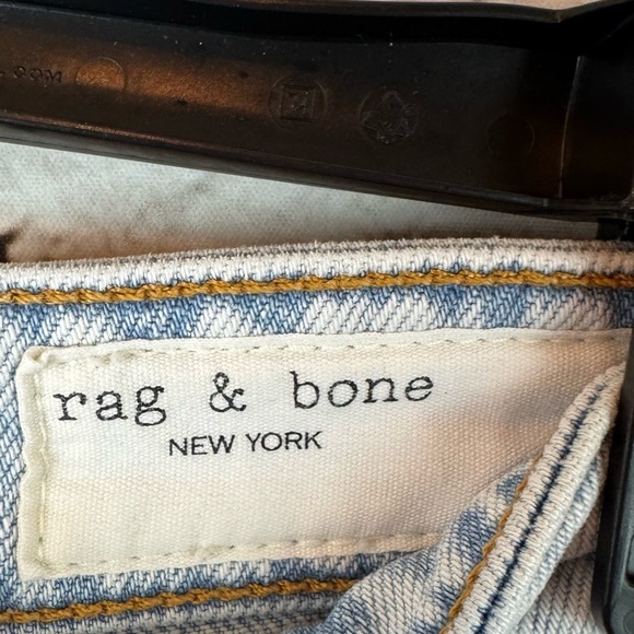 Rag & Bone New York Womens Size 25 Maya High Rise Midi Short 100% Cotton Raw Hem - Picture 3 of 12